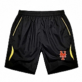 Men's New York Mets Black Gold Stripe MLB Shorts,baseball caps,new era cap wholesale,wholesale hats